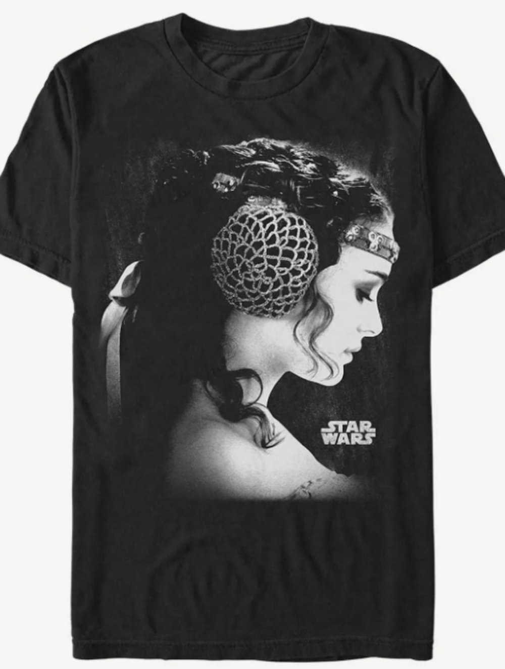 Star Wars Civil Regime Padame Profile Black Graphic Tee